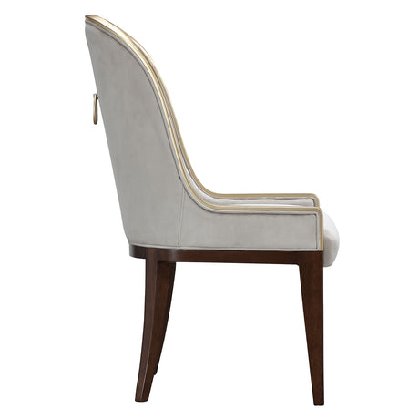 Houston Walnut Assmebled Side Chair Walnut from Michael Amini - Luna Furniture