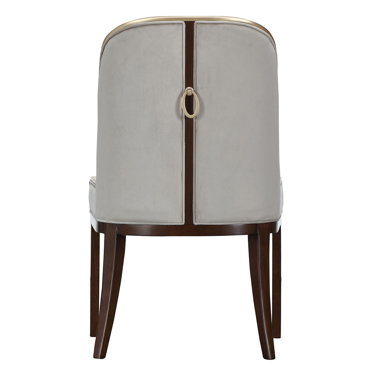 Houston Walnut Assmebled Side Chair Walnut from Michael Amini - Luna Furniture