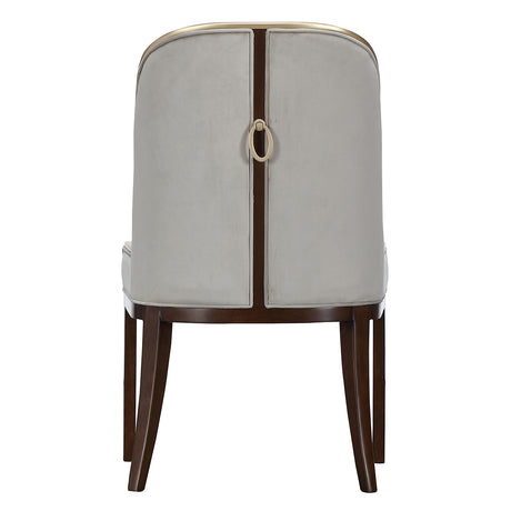 Houston Walnut Assmebled Side Chair Walnut from Michael Amini - Luna Furniture