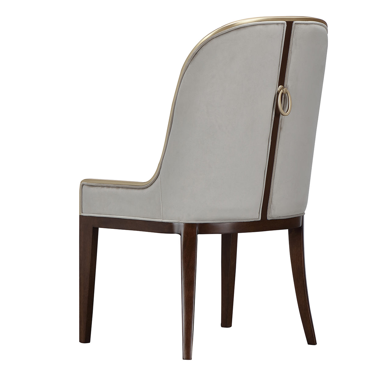 Houston Walnut Assmebled Side Chair Walnut from Michael Amini - Luna Furniture