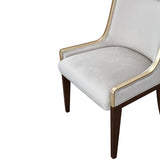 Houston Walnut Assmebled Side Chair Walnut from Michael Amini - Luna Furniture