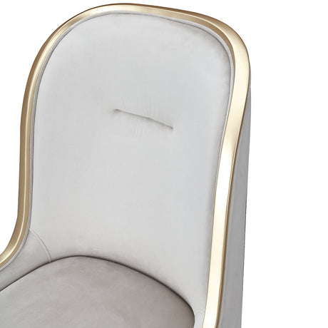 Houston Walnut Assmebled Side Chair Walnut from Michael Amini - Luna Furniture
