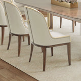Houston Walnut Assmebled Side Chair Walnut from Michael Amini - Luna Furniture