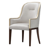 Houston Walnut Assmebled Arm Chair Walnut from Michael Amini - Luna Furniture