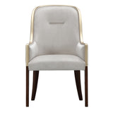 Houston Walnut Assmebled Arm Chair Walnut from Michael Amini - Luna Furniture