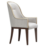 Houston Walnut Assmebled Arm Chair Walnut from Michael Amini - Luna Furniture
