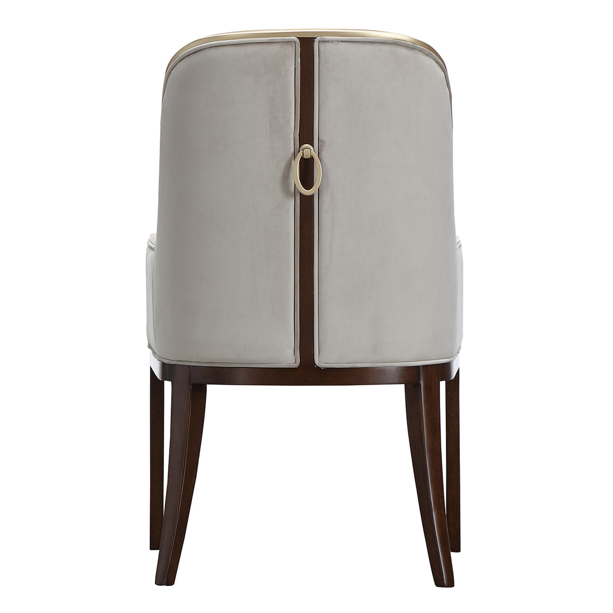 Houston Walnut Assmebled Arm Chair Walnut from Michael Amini - Luna Furniture