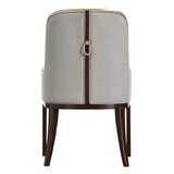 Houston Walnut Assmebled Arm Chair Walnut from Michael Amini - Luna Furniture