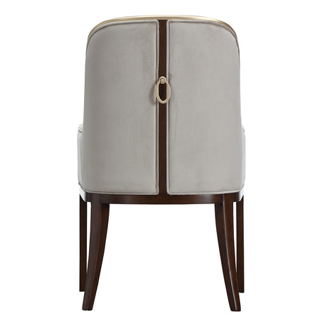 Houston Walnut Assmebled Arm Chair Walnut from Michael Amini - Luna Furniture