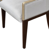 Houston Walnut Assmebled Arm Chair Walnut from Michael Amini - Luna Furniture