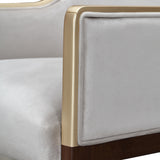 Houston Walnut Assmebled Arm Chair Walnut from Michael Amini - Luna Furniture