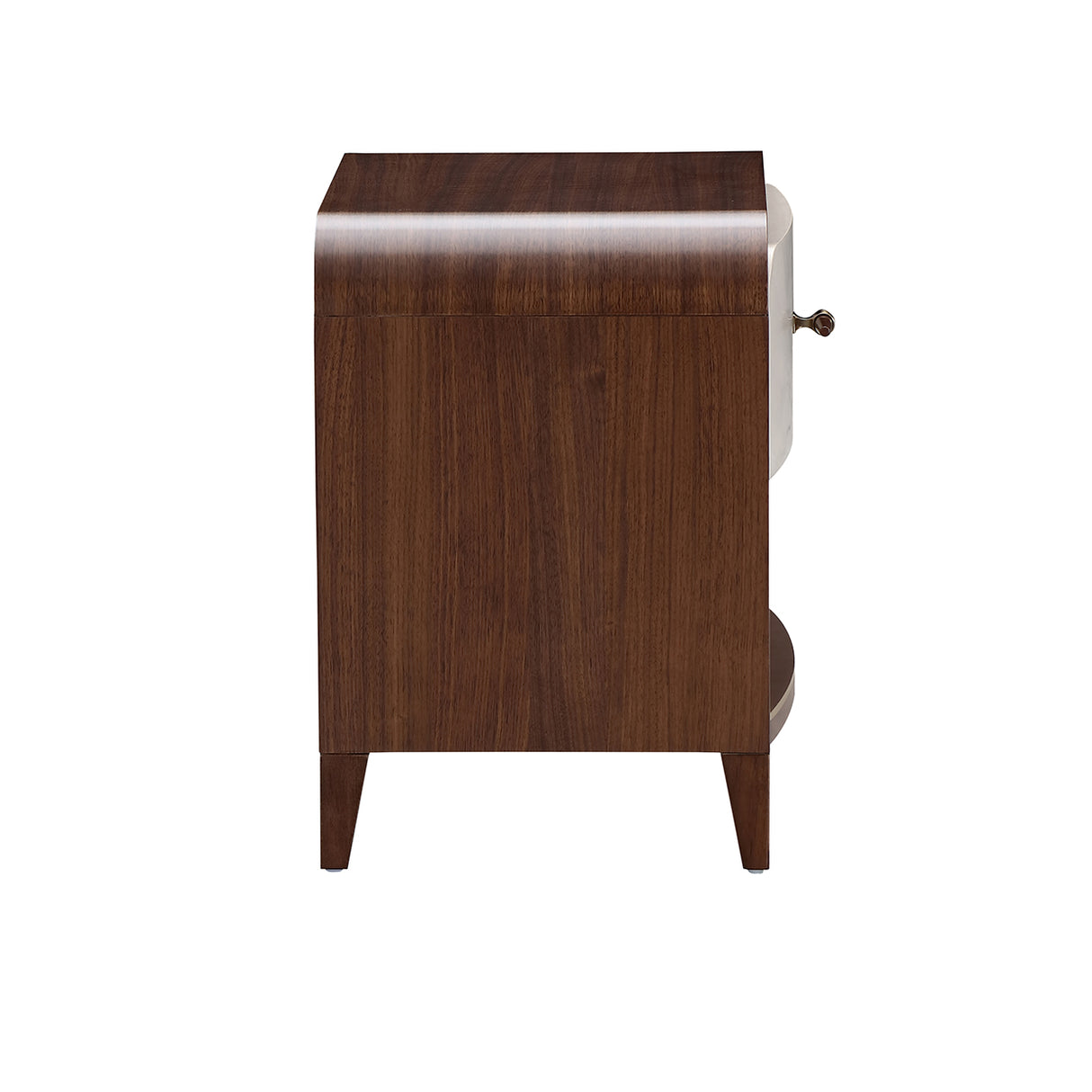 Houston Walnut 1-drawer Nightstand from Michael Amini - Luna Furniture