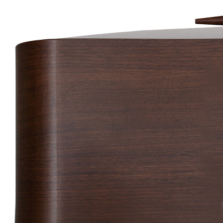 Houston Walnut 1-drawer Nightstand from Michael Amini - Luna Furniture