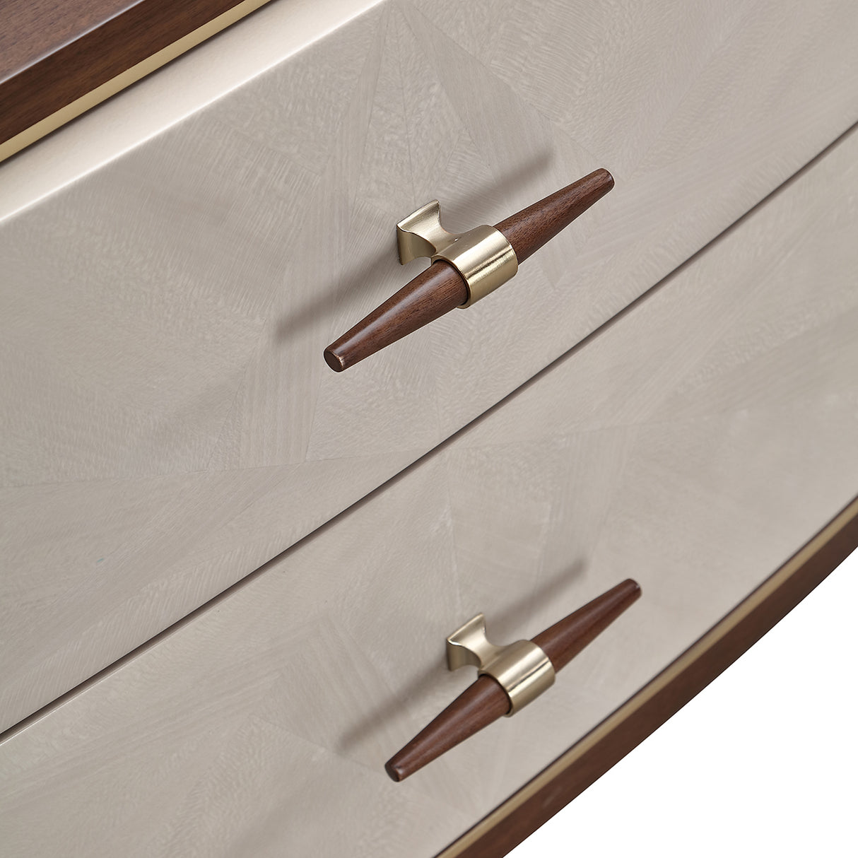 Houston Walnut 2-drawer Nightstand from Michael Amini - Luna Furniture
