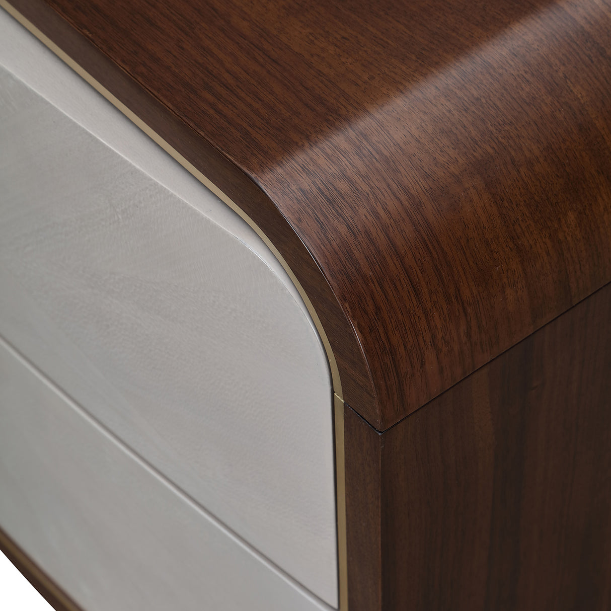 Houston Walnut 2-drawer Nightstand from Michael Amini - Luna Furniture