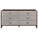 Houston Walnut Dresser from Michael Amini - Luna Furniture