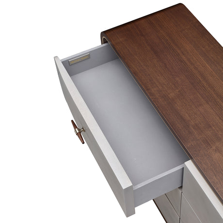 Houston Walnut Dresser from Michael Amini - Luna Furniture