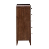 Houston Walnut 5 Drawer Chest Walnut from Michael Amini - Luna Furniture