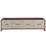 Houston Walnut Media Cabinet from Michael Amini - Luna Furniture