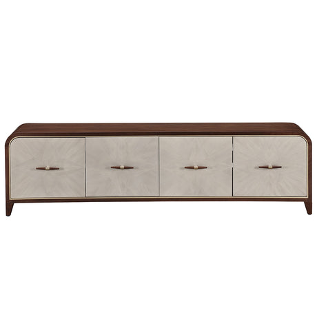 Houston Walnut Media Cabinet from Michael Amini - Luna Furniture