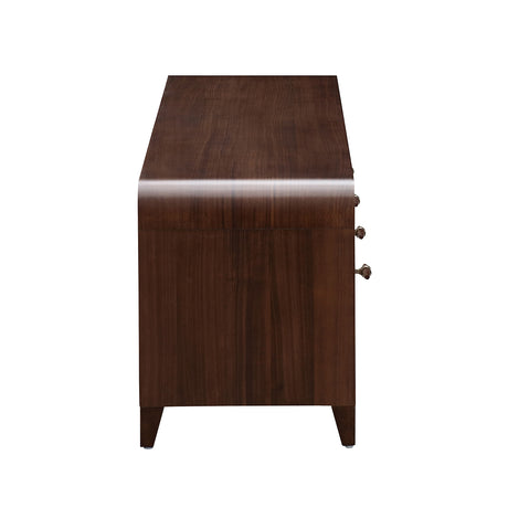 Houston Walnut Media Cabinet from Michael Amini - Luna Furniture