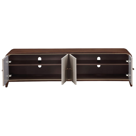 Houston Walnut Media Cabinet from Michael Amini - Luna Furniture