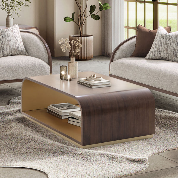 Houston Walnut Cocktail Table Walnut