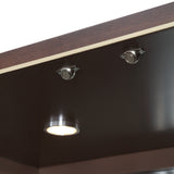 Houston Walnut Display Cabinet from Michael Amini - Luna Furniture