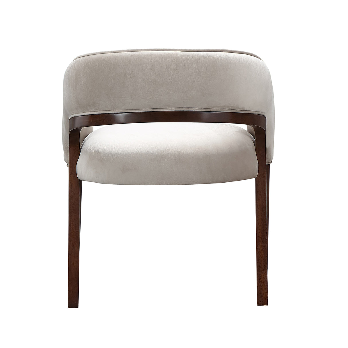 Houston Walnut Vanity Chair from Michael Amini - Luna Furniture