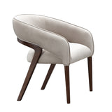 Houston Walnut Vanity Chair from Michael Amini - Luna Furniture
