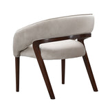 Houston Walnut Vanity Chair from Michael Amini - Luna Furniture