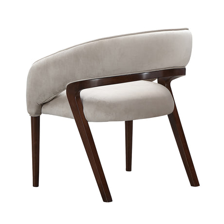 Houston Walnut Vanity Chair from Michael Amini - Luna Furniture