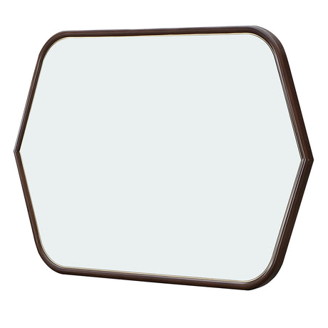 Houston Walnut Wall Mirror Walnut from Michael Amini - Luna Furniture