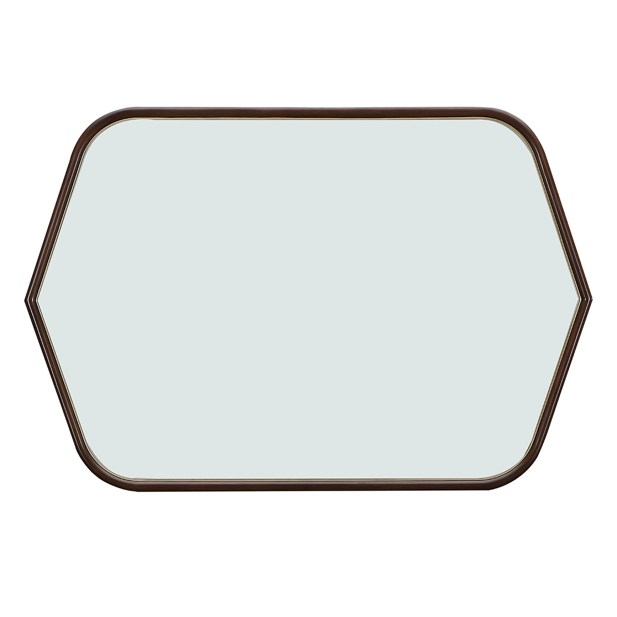 Houston Walnut Wall Mirror Walnut from Michael Amini - Luna Furniture