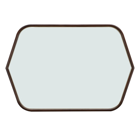 Houston Walnut Wall Mirror Walnut from Michael Amini - Luna Furniture