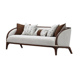 Houston Walnut Sofa from Michael Amini - Luna Furniture