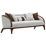Houston Walnut Sofa from Michael Amini - Luna Furniture