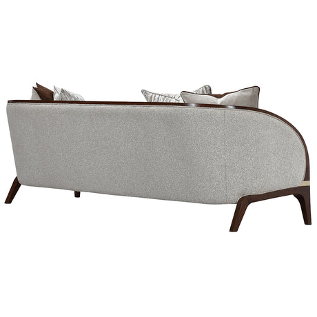 Houston Walnut Sofa from Michael Amini - Luna Furniture