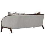 Houston Walnut Sofa from Michael Amini - Luna Furniture