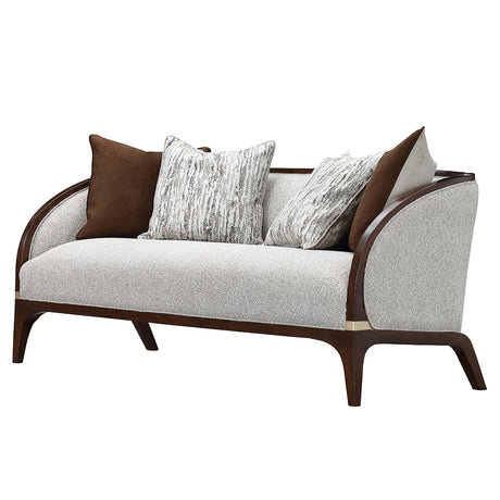Houston Walnut Loveseat from Michael Amini - Luna Furniture