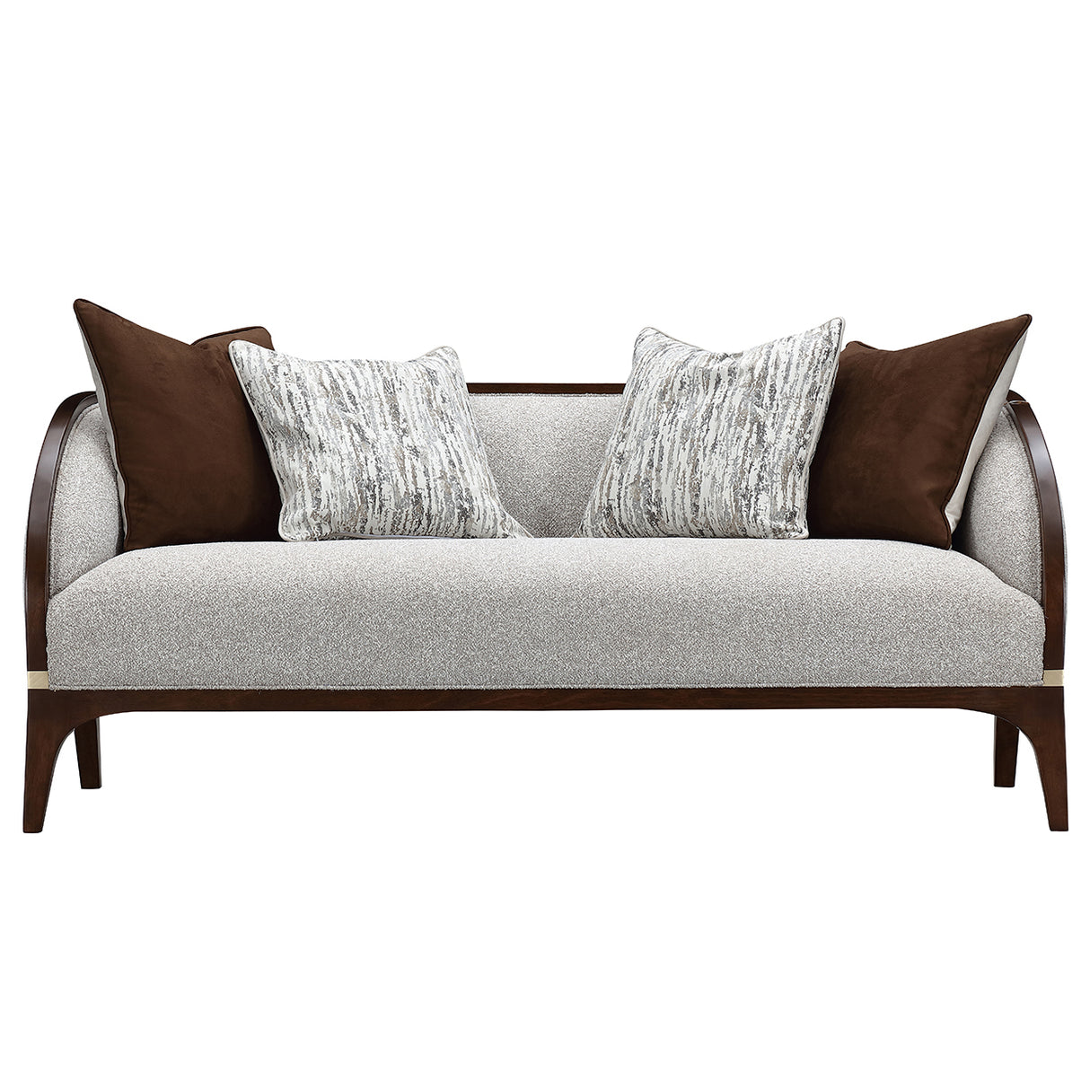Houston Walnut Loveseat from Michael Amini - Luna Furniture
