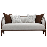 Houston Walnut Loveseat from Michael Amini - Luna Furniture