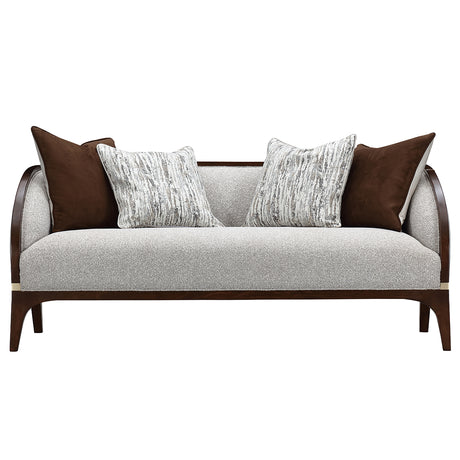 Houston Walnut Loveseat from Michael Amini - Luna Furniture