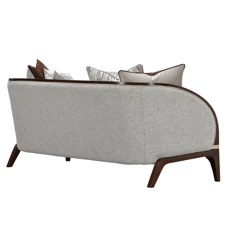 Houston Walnut Loveseat from Michael Amini - Luna Furniture