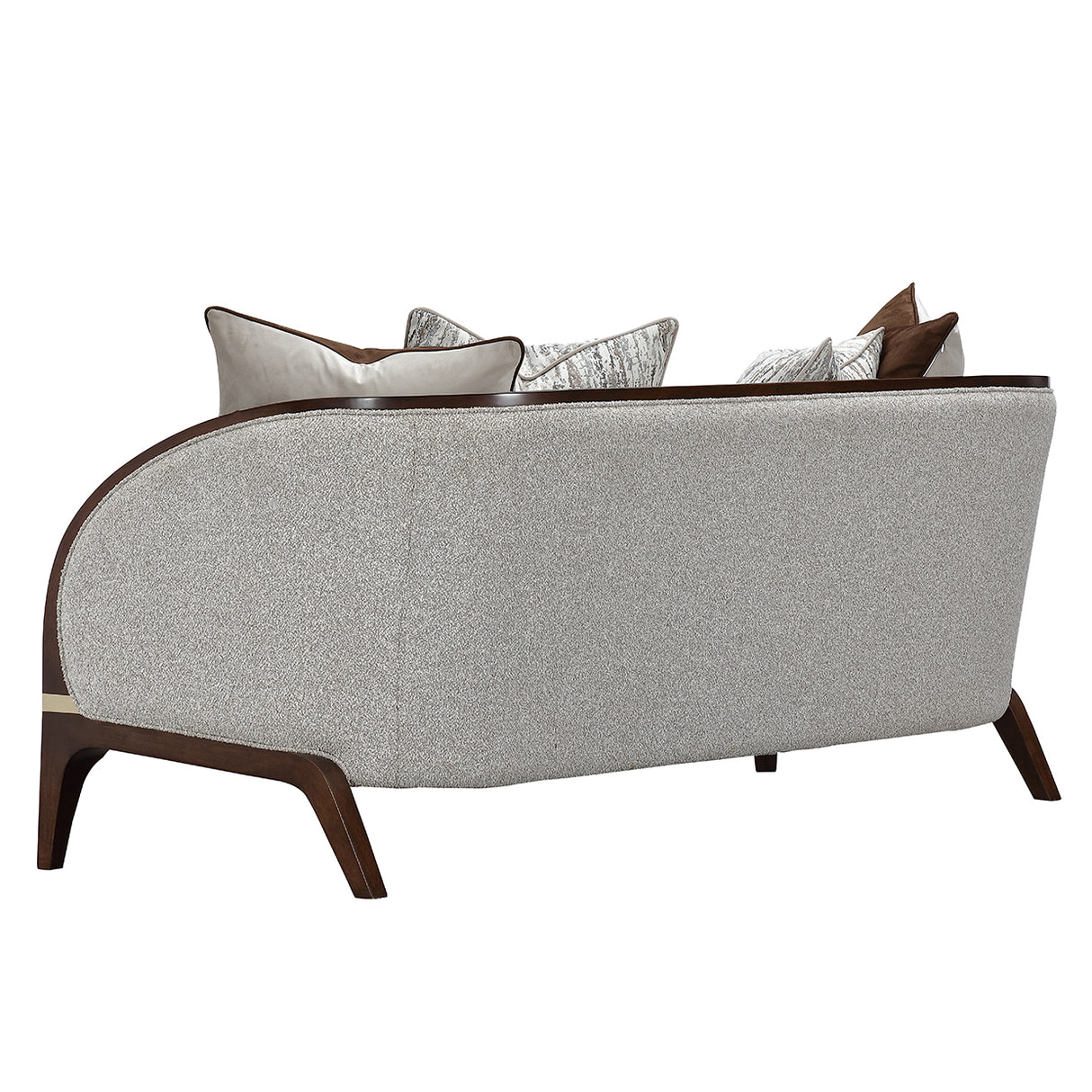 Houston Walnut Loveseat from Michael Amini - Luna Furniture