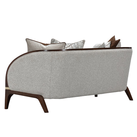 Houston Walnut Loveseat from Michael Amini - Luna Furniture
