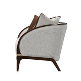 Houston Walnut Loveseat from Michael Amini - Luna Furniture