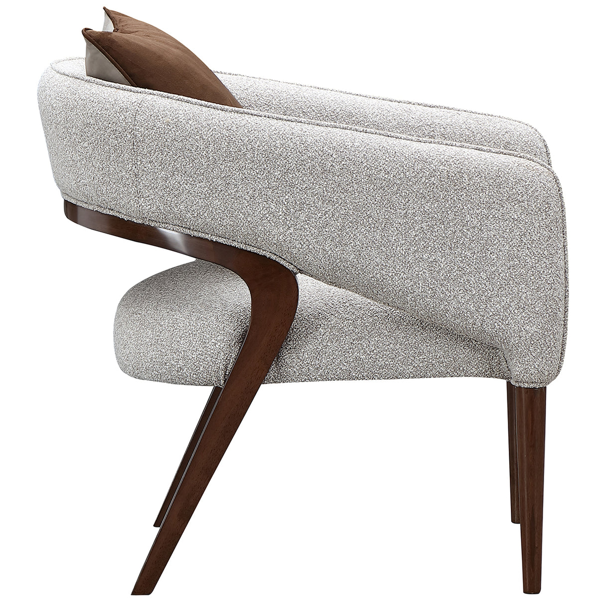 Houston Walnut Accent Chair from Michael Amini - Luna Furniture