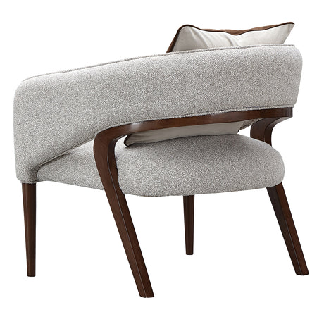 Houston Walnut Accent Chair from Michael Amini - Luna Furniture