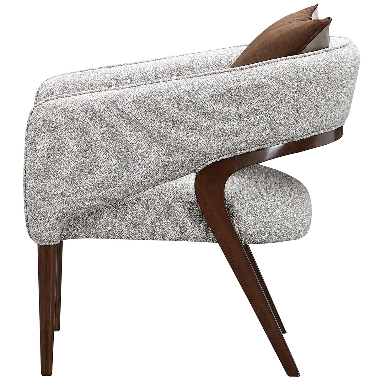 Houston Walnut Accent Chair from Michael Amini - Luna Furniture